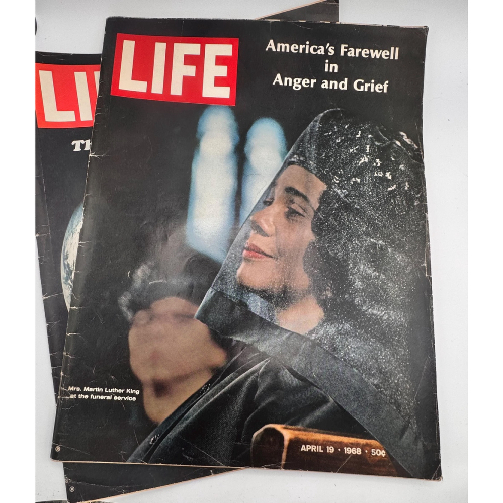 1968 LIFE Magazine(2)-MLK Funeral & “The Incredible Year '68” Apollo 8
